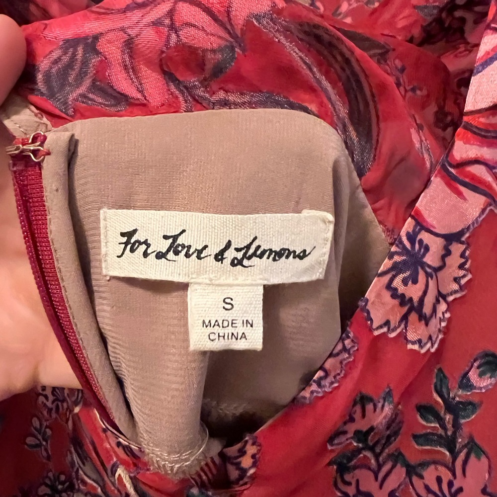For Love & Lemons x Free People Long Sleeve Floral Dress - Picture 7 of 11